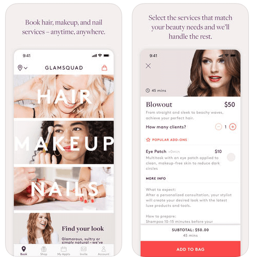 Uber for Beauty- GlamSquad-App