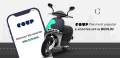 COUP- the most popular e-scooter app in Berlin providing a perfect solution to move around the city!