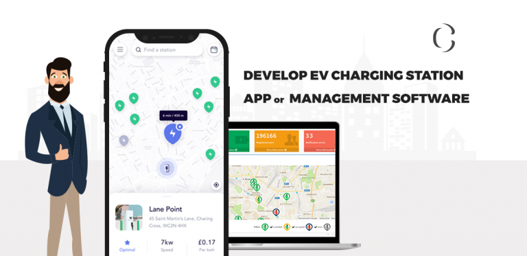 Develop EV charging station app or EV charging station management software and brace yourself to hit the very gainful future market as a very early player