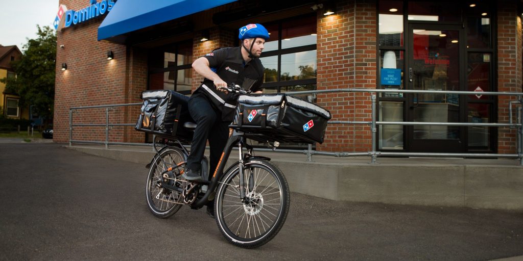 E-scooter trend takes the next step with Domino's getting e-bikes for pizza delivery