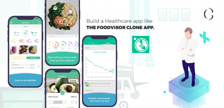 Revolutionize Healthcare apps with AI technology and enable users to keep a track of diet with Foodvisor Clone app