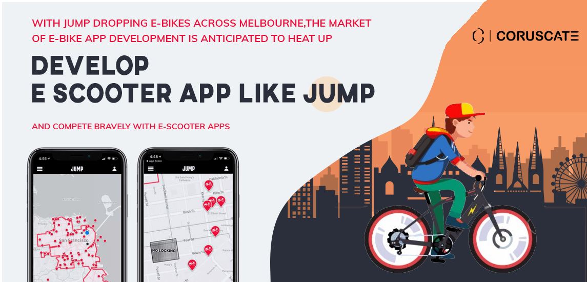 Jump Scooter Clone App Cost to develop an e bike app like Jump