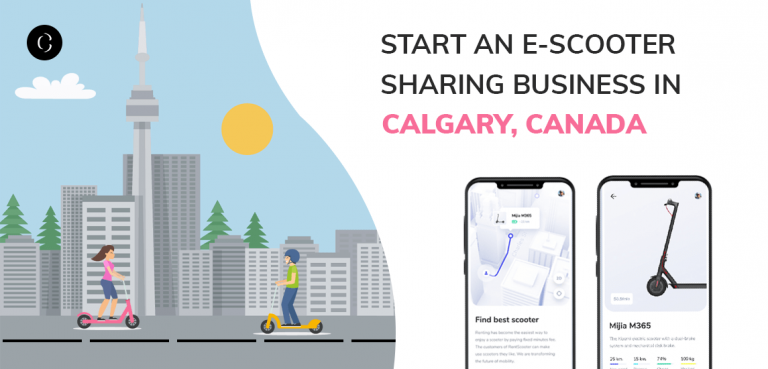 start an e-scooter sharing business in calgary