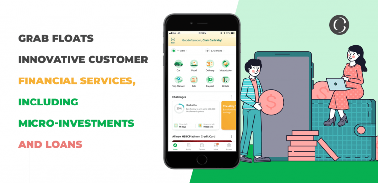 Grab floats innovative customer financial services, including micro-investments and loans